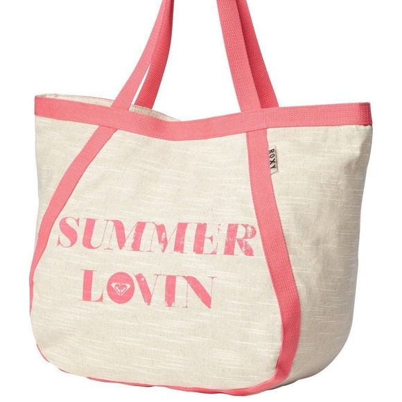 Roxy Cruise 2 Fandango Pink Tote Bag - Picture 2 of 3